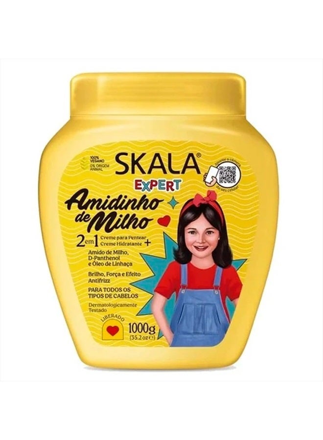 Cream Amidinho de Milho Kids 1kg(35.2oz) - Daily Care for Delicate Hair