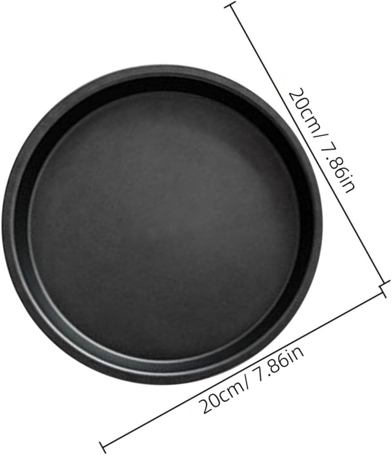 Garneck Air Fryer 8-inch Pizza Pan Baking Tray Non-stick Oven Baking Pan Barbecue Tool for Home Cooking - Image 2