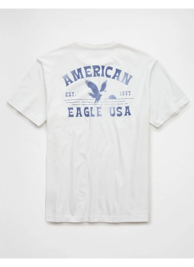 امريكان ايجل AE Logo Graphic T-Shirt
