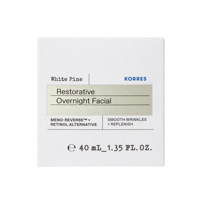 KORRES White Pine Restorative Overnight Facial Cream, Night Face Moisturizer for Mature Skin with Meno Reverse Technology and Retinol Alternative, Smoothing and Hydrating Cream for Women, 1.35 Fl Oz - Image 2