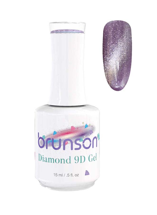 brunson Diamond 9D Magnetic Cat Eye Gel Reflective Diamond Gel Nail Polish 15ml Soak Off Gel Polish BD9D007 - Image 1