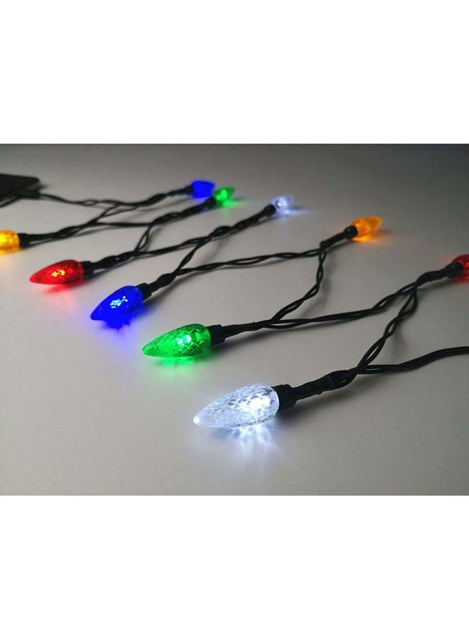 PDTXCLS Holiday LED Christmas Lights Charging Cable, USB and Bulb Charger, 50 Inch 10 LED Multicolor Christmas Cable for Phone 5 5s 6 6plus 6s 6s Plus 7 7plus 8 8plus X XR XS XS Max 11Pro Max etc (2pcs) - Image 2