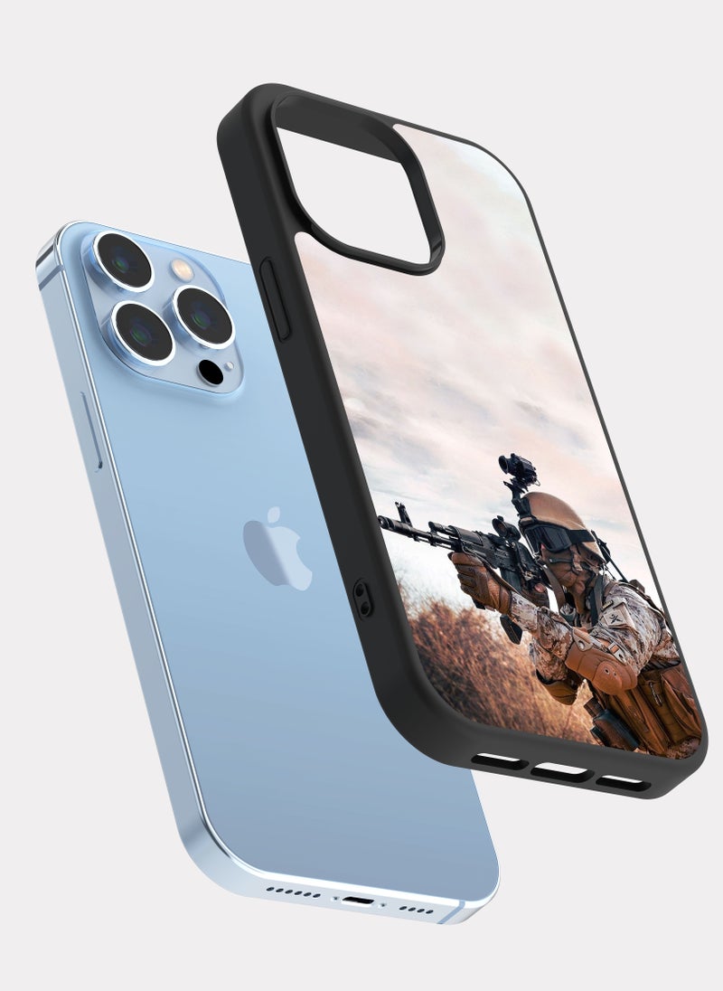 PXLAAT iPhone 13 Pro Max case cover Saudi Soldier - Image 2