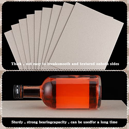 BBTO 20 Pcs Book Board, Binders Board Chipboard Designer Bookboard Heavy Duty Chipboard Sheets Bookbinding Supplies for Book Binding Materials Cover(8.5 x 11 In,80 Pt) - Image 4