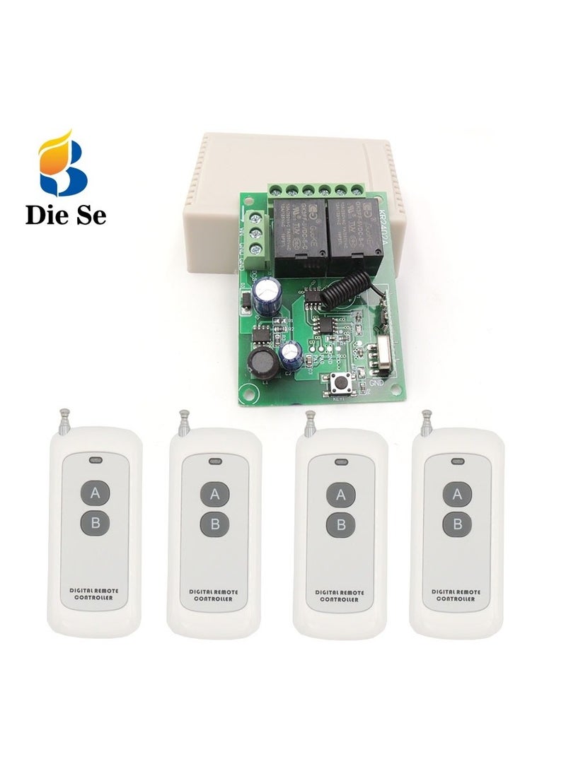 Diese Rf Remote Control System 433Mhz Universal Wireless DIY Smart Switch DC 5V~30V 2CH Rf Relay Receiver And Long Range Transmitter - Image 1