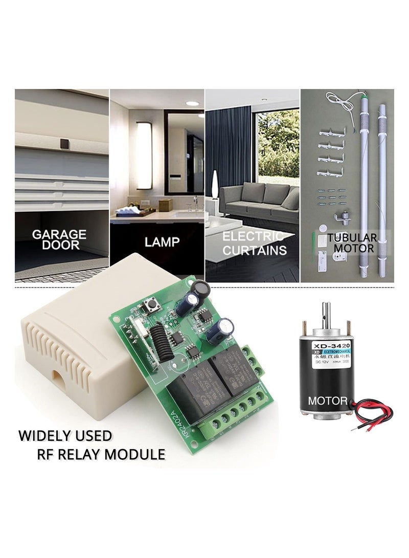 Diese Rf Remote Control System 433Mhz Universal Wireless DIY Smart Switch DC 5V~30V 2CH Rf Relay Receiver And Long Range Transmitter - Image 2