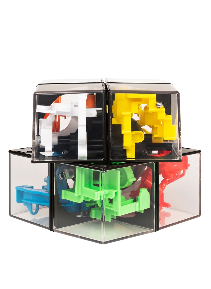 KASTWAVE - Rubik’s Perplexus Hybrid 2 x 2 3D Maze Game Brain Teaser Fidget Toy Puzzle Ball Challenging Puzzle Maze Skill Game Easy Toy Gift Idea for Adults and Kids Ages 8 and Up - Image 1