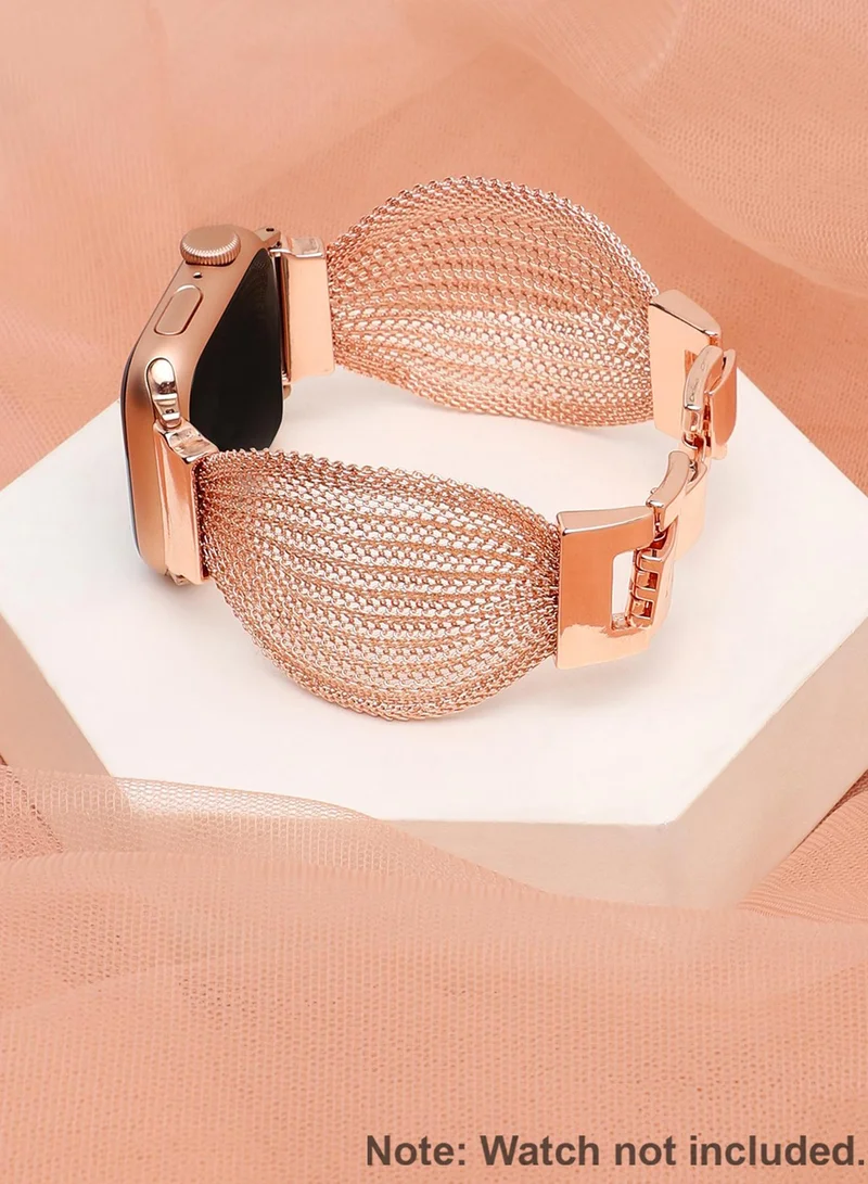 صوص هاوت سوار ساعة أبل ستانلس ستيل للنساء ٤٢٤٤٤٥ مم