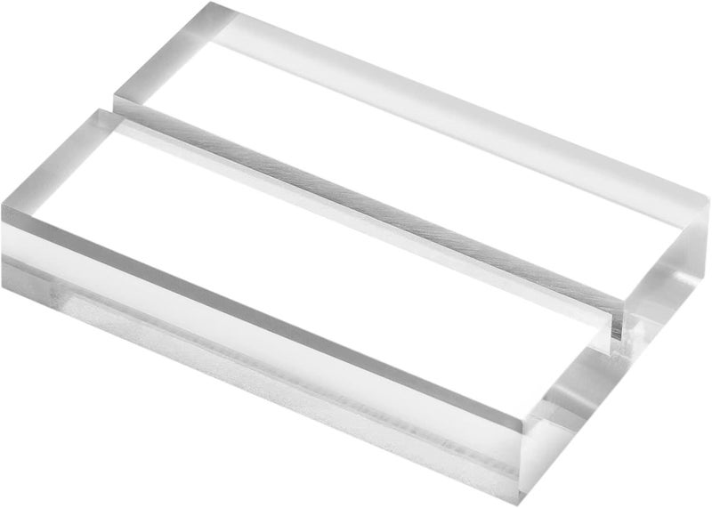 BPA 20 Pack Clear Acrylic Sign Holders - Image 1