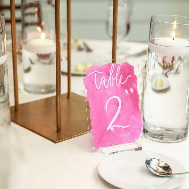 BPA 20 Pack Clear Acrylic Sign Holders - Image 4
