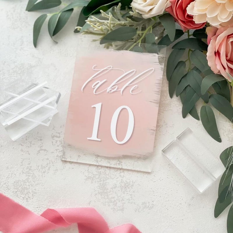 BPA 20 Pack Clear Acrylic Sign Holders - Image 5