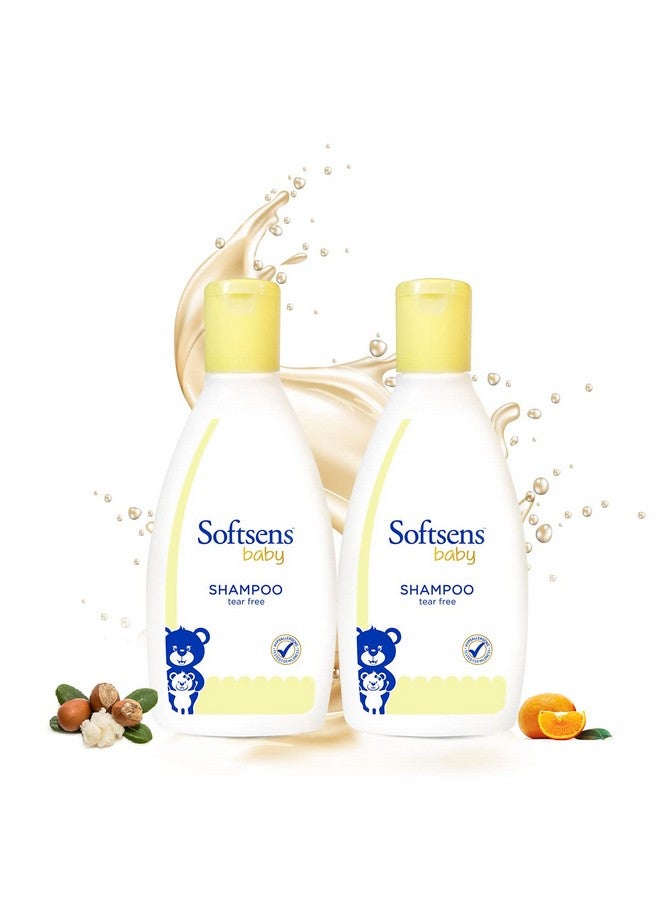 Softsens Baby Tear Free Shampoo | Mild, Hypoallergenic, Paraben & Sufate Free (200Ml X Pack Of 2) - Image 1