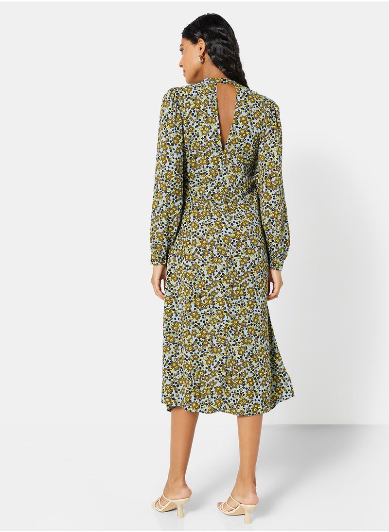 Jacqueline de Yong - Floral Summer Midi Dress - Image 1