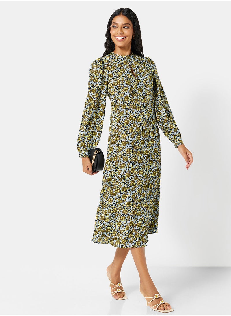 Jacqueline de Yong - Floral Summer Midi Dress - Image 1