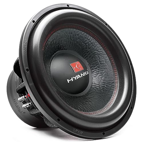 H YANKA BSF-15-4 15 Inch Subwoofer - 2000W MAX Power 15 Inch Paper Cone Subwoofer Car Audio, Black Aluminum Basket, 2.5“ Dual Voice Coil 4 Ohm Impedance 15 Sub for Cars - Image 1