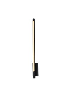 DANUBE HOME Danube Home Heba Modern Wall Sconce Light For Wall Mirror| Indoor Wall Light With Inbuilt LED(Included)| 16W LED Lamp| Polycarbonate+Glass Frame, Matt Black Finish - L72xW6xH6cm (1 Year Warranty) 