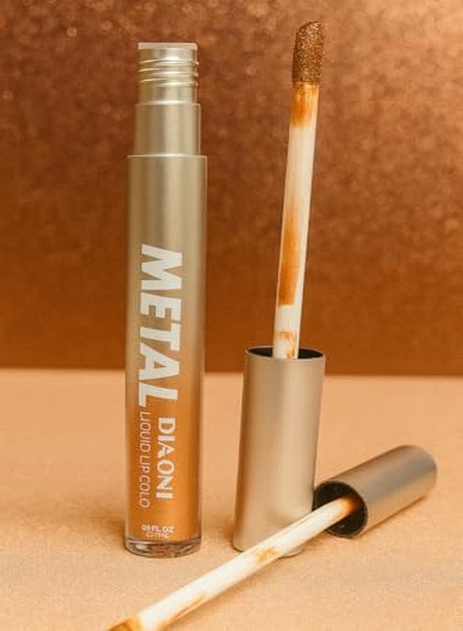 MEGAGA USA Metal Diaoni Liquid Lip Color - Rich Pigment, Metallic Gloss, Non-Drying Formula with All-Day Comfort Wear - Image 5