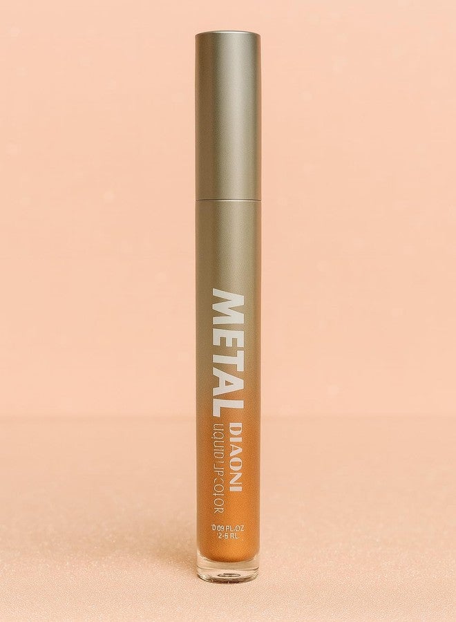MEGAGA USA Metal Diaoni Liquid Lip Color - Rich Pigment, Metallic Gloss, Non-Drying Formula with All-Day Comfort Wear - Image 1
