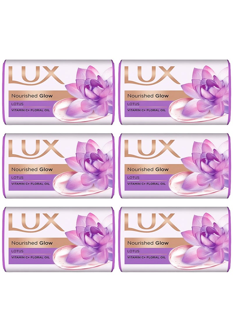 Lux 6 Pcs Nourished Glow Lotus Soap 6x172g  - Image 1