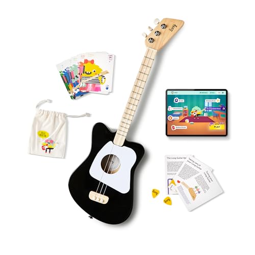 Loog Mini Acoustic kids Guitar for Beginners 3strings Ages 3 Learning app and lessons included - Image 1