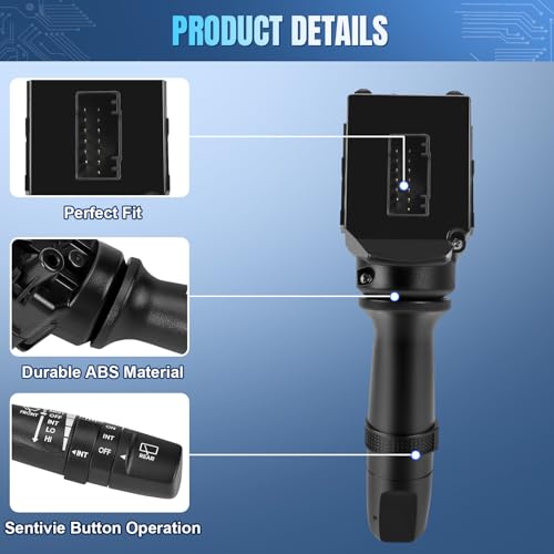 LCWRGS مفتاح مساحات الزجاج الأمامي والخلفي LCWRGS متوافق مع هيونداي أكسنت 2015-2017، توسان 2010-2017، كيا سول 2010-2013، فورت 2011-2013، كويب 11-2013، سبورتاج 11-2013، استبدال 934202K050 - Image 5