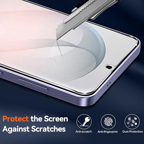 ivoler 3-in-1 Case for Samsung Galaxy S26 Plus 6.7” with 2 Pack Tempered Glass Screen Protector[Full Coverage], [Military Grade Protection] Slim Phone Bumper Cover Clear [Non-Yellowing] - Image 2