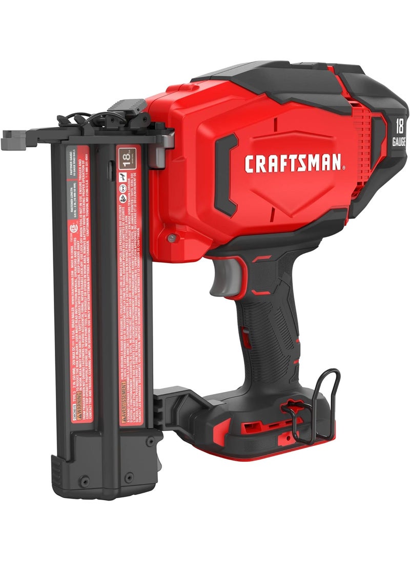 CRAFTSMAN CRAFTSMAN V20 Brad Nailer 18GA Cordless Bare Tool Only CMCN618B  - Image 1