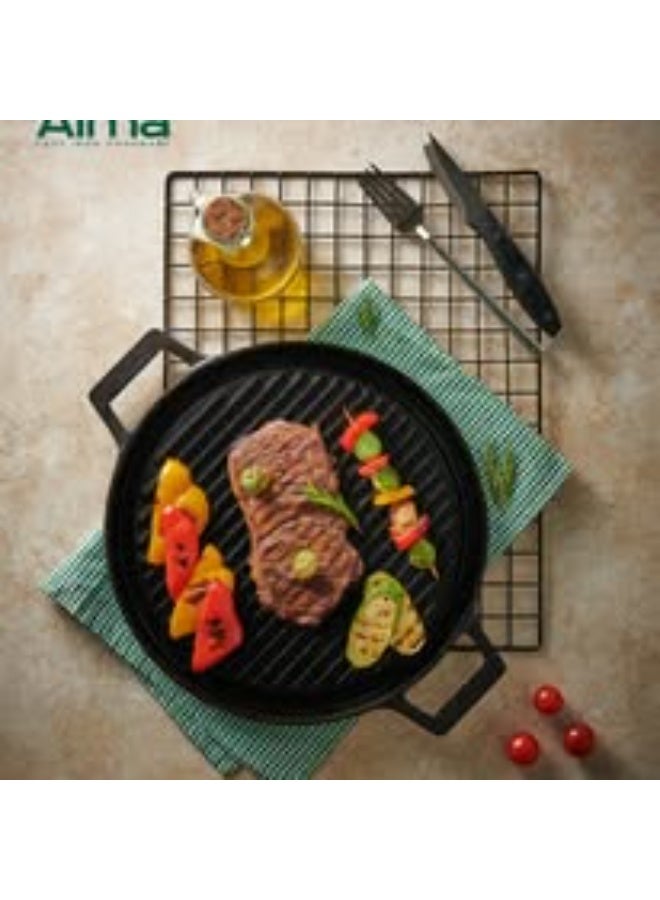 ألما جريل حديد زهر دائرى ذو وجهين 1 عدد - Image 4