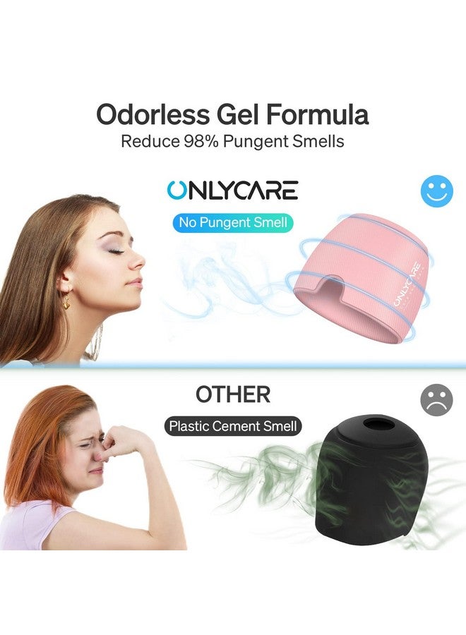 ONLYCARE ONLYCARE Migraine Relief Cap, Upgraded Odorless Migraine Ice Head Wrap, Headache Relief Hat for Migraine, Slight-Pink - Image 3