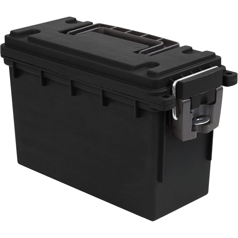 Sheffield 12629 Ammo Storage Box, .30 Cal Field Boxes, Lockable Storage Box with Handle, Secures Hunting Gear, Supplies, and Bullets, Made in USA - Image 1