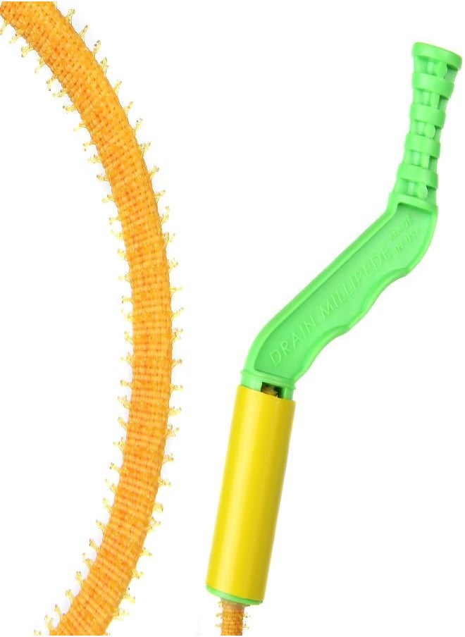 FlexiSnake - FlexiSnake Drain Millipede G2 - 18 inch - Drain Clog Remover with Rotating Handle - Reusable, Thin, Flexible, Easy to Use on Most Drains & Grates - Made in USA - Image 1