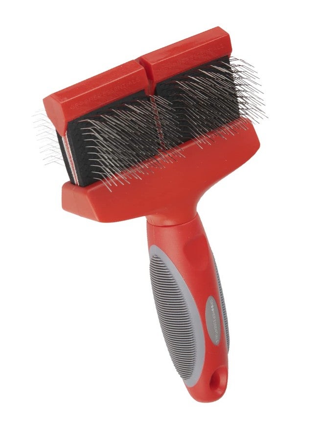 Groomer Essentials Flexible Slicker Brush - Double/Extra Firm - Image 1