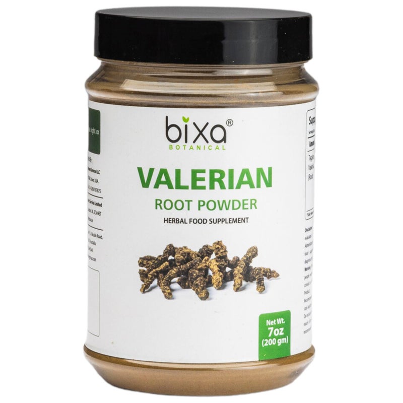 bixa BOTANICAL Valerian Root Powder 200g 7oz Made for Organic Valerian Root GlutenFree NonGMO Vegan 100 Pure SteamTreated Valerian Root for Sleep Support