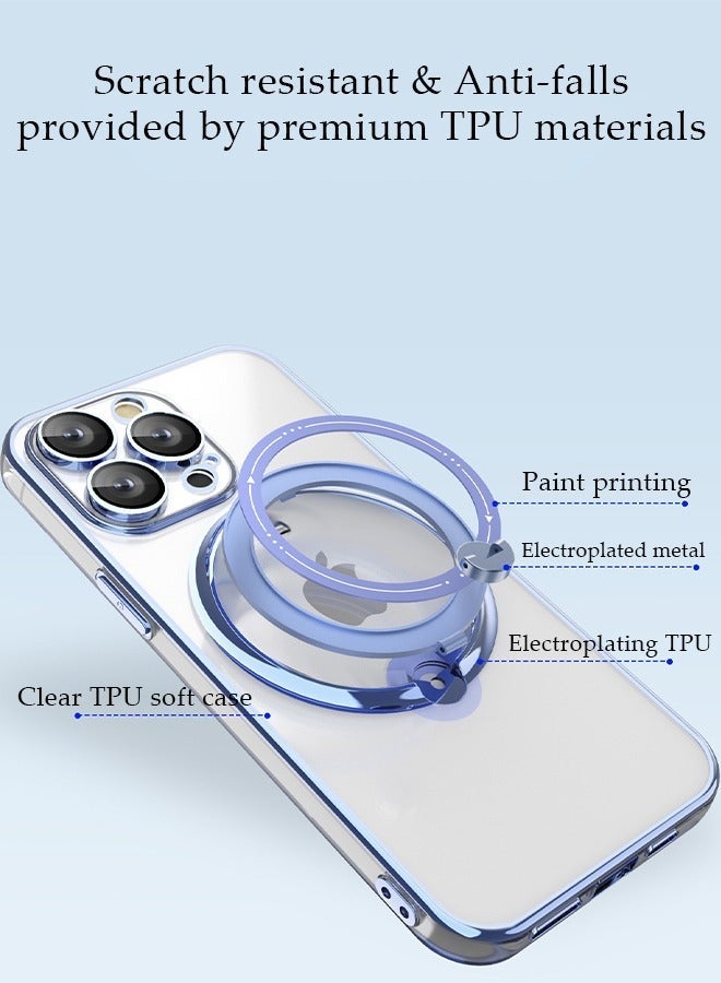 DUNISO iPhone 14 Pro Max Phone Case 6.7" Full Body Protective Phone Cover Anti-fall Anti-fingerprint Clear Phone Case Built-in Screen and Camera Protector for Apple 14 Pro Max 5G Phone Case - Image 2