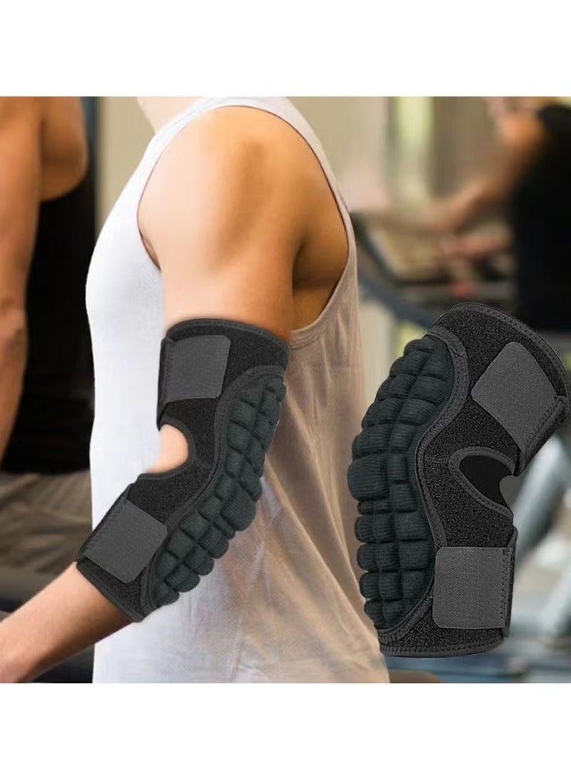Generic Elbow Brace Tennis Compression Sleeve Wrap for Golfers, Bursitis, Left or Right Arm Tendonitis Support Strap for Golf, Men and Women Epicondylitis and Sports Recovery Pain Relief  - Image 1