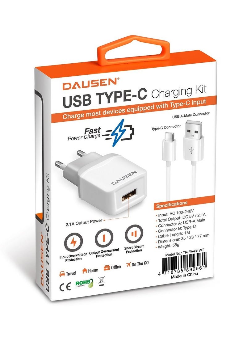 دوسن داوسن شاحن الموبايل مع كيبل تايب سى - Image 2