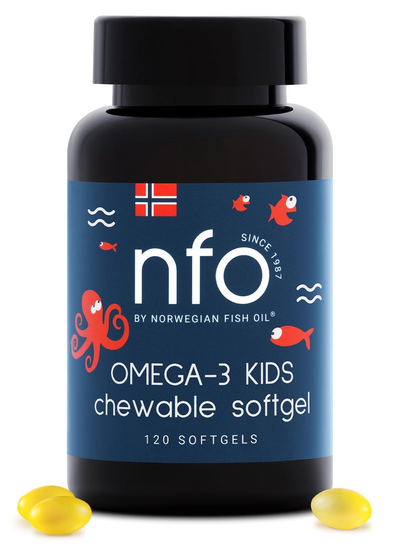 NFO NFO Omega-3 KIDS [120 Capsules] Chewable softgels  - Image 1