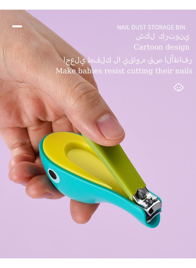13-Piece Baby Care Kit with Thermometer, Nasal Aspirator, Toothbrush, Emery Board, Nail Clipper, Scissor, Brush and Comb ect, Portable Essential Daily Care Bathing Tool for Toddler Infant,Blue - Image 3