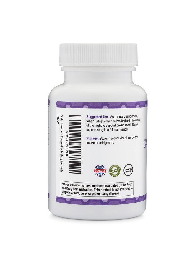 Galantamine For Dream Recall And Lucid Dreaming 4 Mg 60 Tablets
