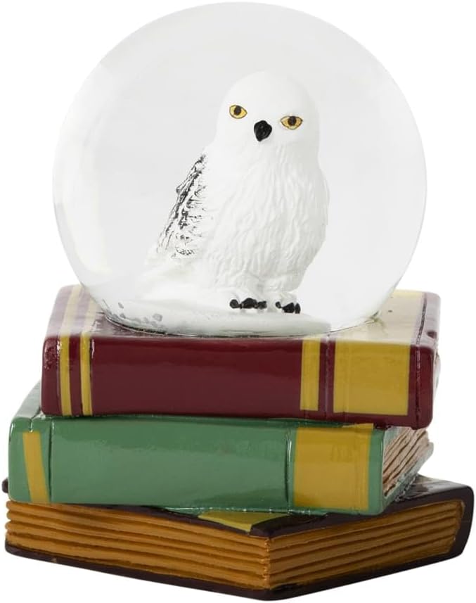 Silver Buffalo Harry Potter Hedwig The Owl Mini Snow Globe with Swirling White Flakes | Collectible Keepsake Display | 3 Inches Tall - Image 1