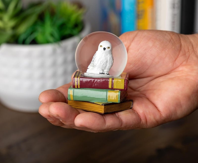 Silver Buffalo Harry Potter Hedwig The Owl Mini Snow Globe with Swirling White Flakes | Collectible Keepsake Display | 3 Inches Tall - Image 3
