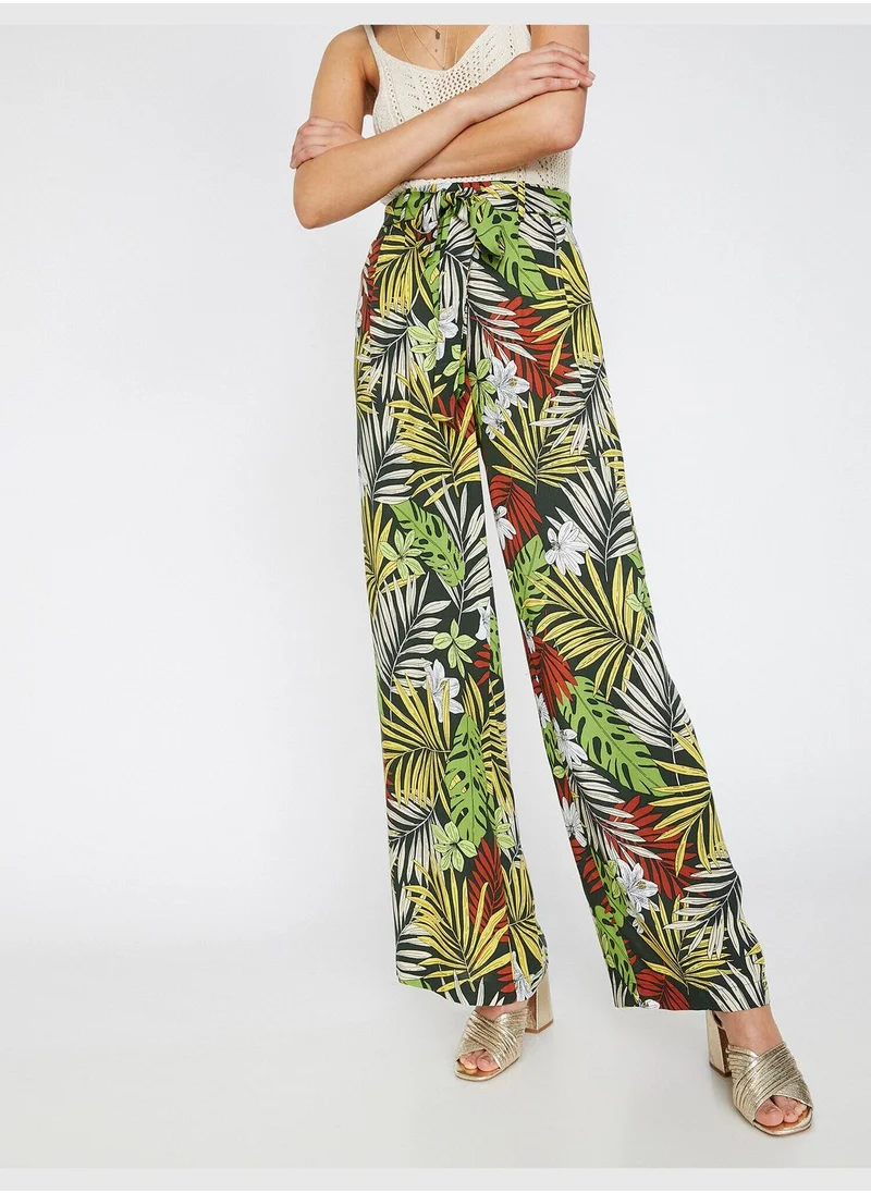 KOTON Floral Trousers