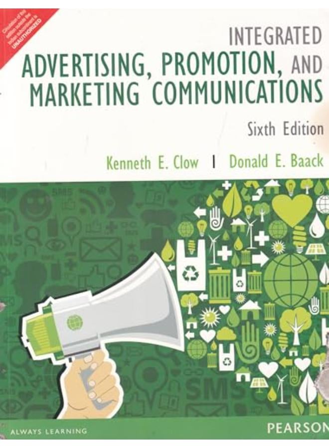 Integrated Advertising  Promotion and Marketing Communications  India  Ed   6