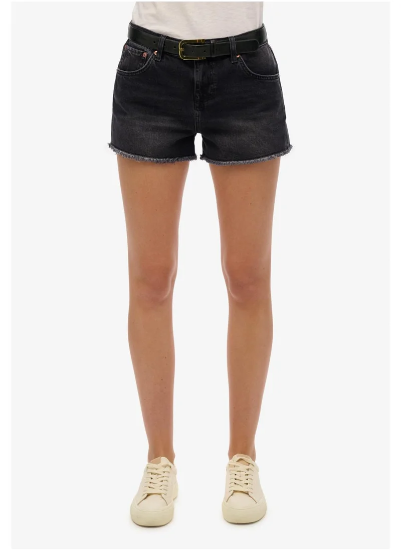 سوبر دراي Mid Rise Denim Hot Short