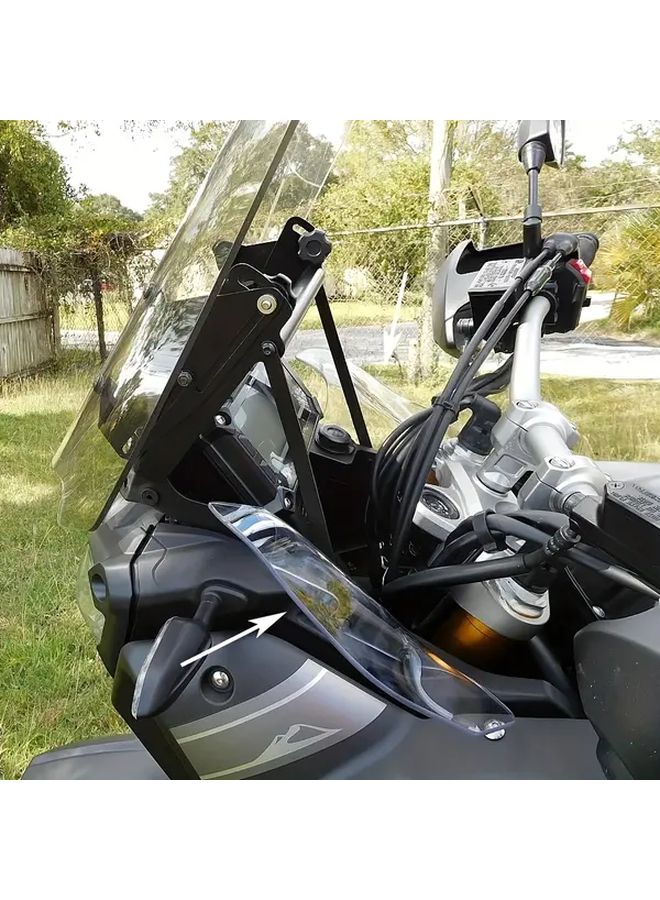 واقي الرياح الشفاف لجانب الدراجة النارية لحماية اليدين، مناسب لـ Yamaha XT1200Z 2014-2021 - Image 5