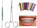 Artman Instruments Ligas para Brackets Ortodoncia Dental braces color changing kit orthodontic Dental Ligature Ties for Brackets Change Braces Color Easily DIY Braces Color Kit 1040pcs - Image 1