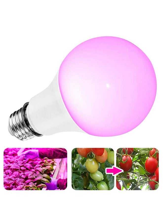 Thoraya - LED Grow Light Bulb Full Spectrum Growing Lights for Indoor Plants E26 E27 Plant Light Bulbs for Indoor Greenhouse Hydroponic Succulent - Image 1