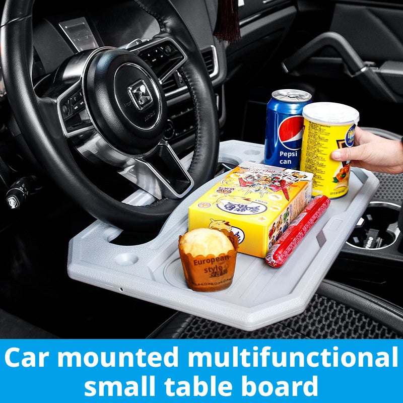Car Laptop Desk Tray with Cup Holder - Image 1