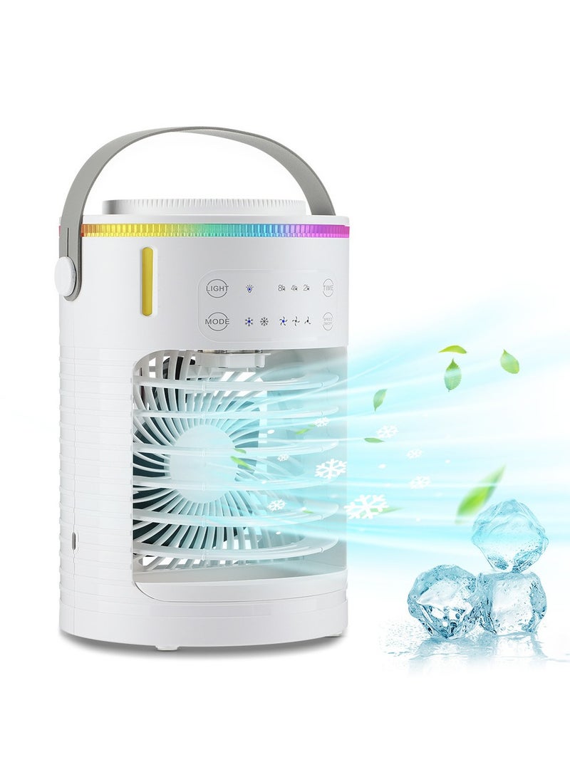 general Touch Three Spray Cooling Air Conditioning Fan Mini Household Water Desktop Portable Cooling  Electric Fan - Image 1