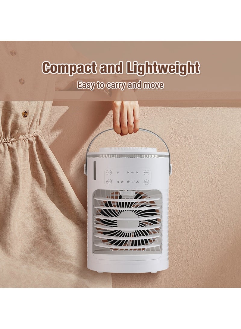 general Touch Three Spray Cooling Air Conditioning Fan Mini Household Water Desktop Portable Cooling  Electric Fan - Image 5